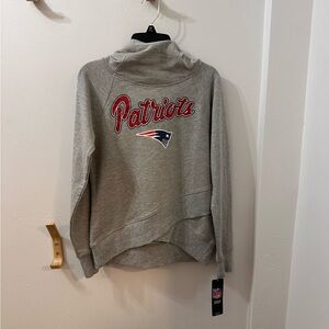 NFL New England Patriots kids Gray Hoodie